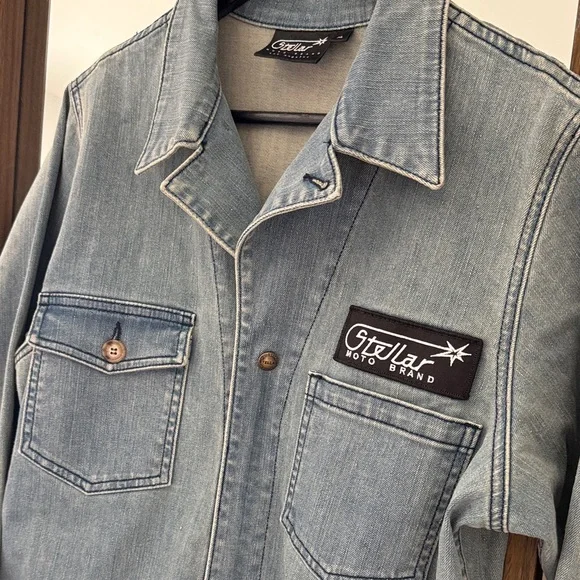 Women's one piece jean jumpsuit - Picture 1 of 3